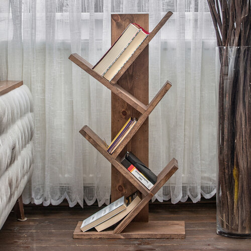 Biblioteczka Cemo Wooden Walnut