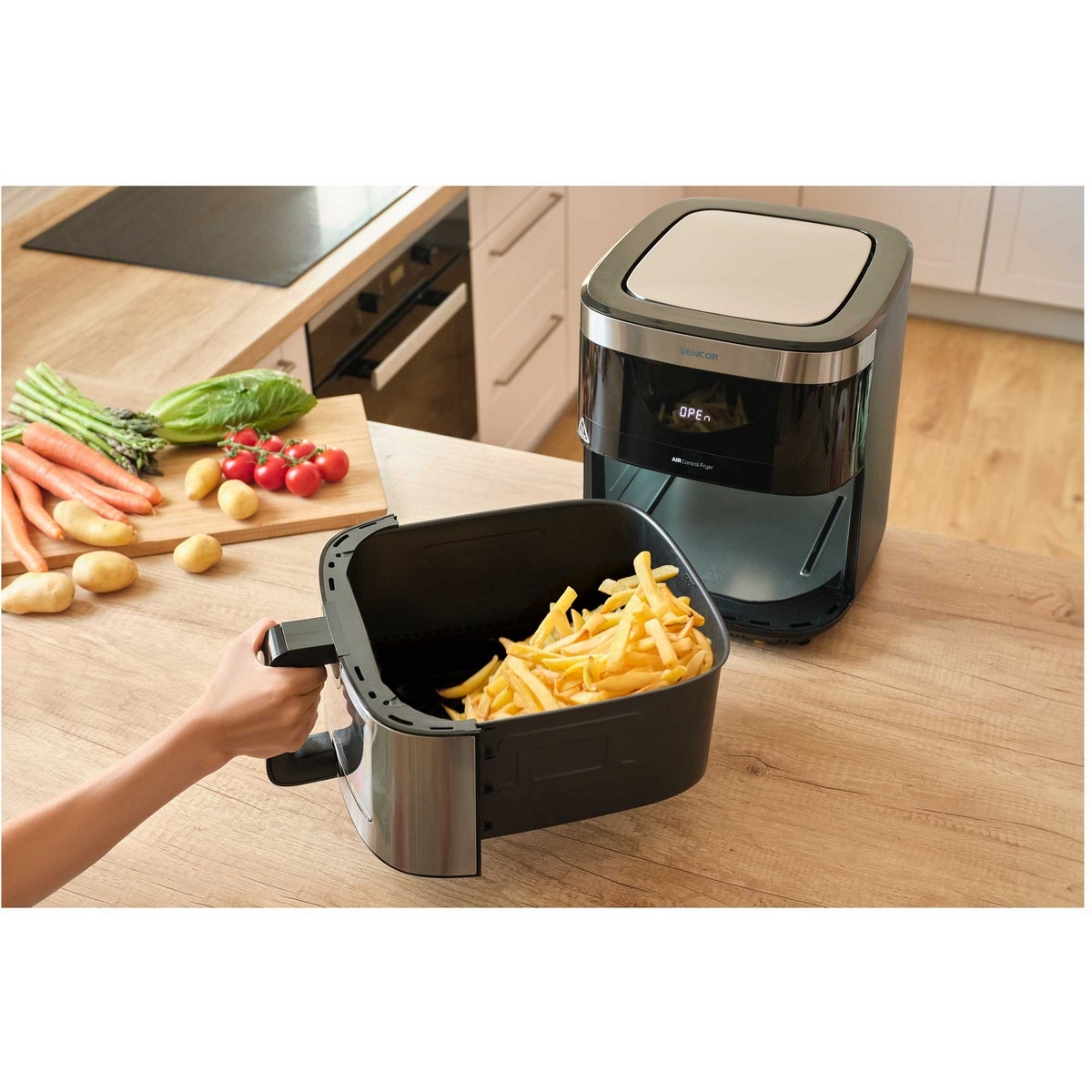 Sencor SFR 9000SS teplovzdušná fritéza