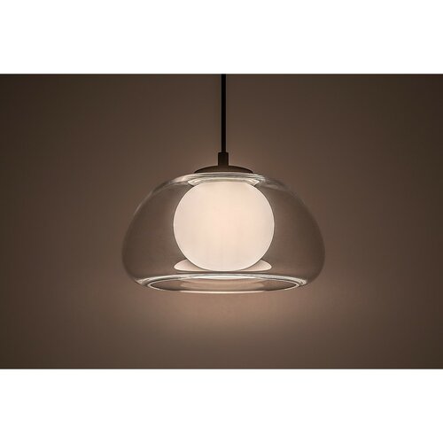 Rabalux 72274 moderní závěsný lustr Elowen, čirá, G9, 1x max. 5W