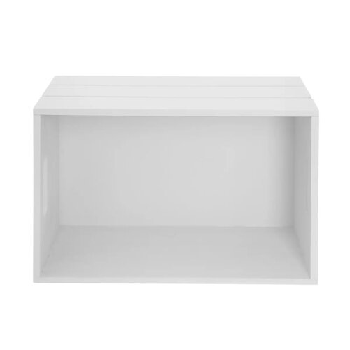 Cutie din lemn Orion, albă, 31 x 21 x 13 cmalb,
