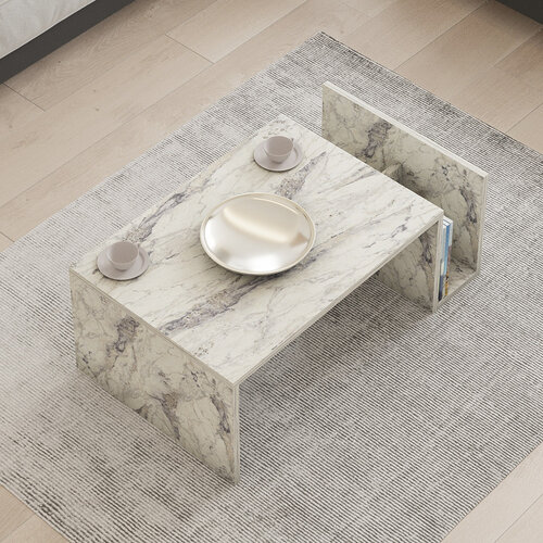 Stolik konferencyjny Memo Freesia Marble