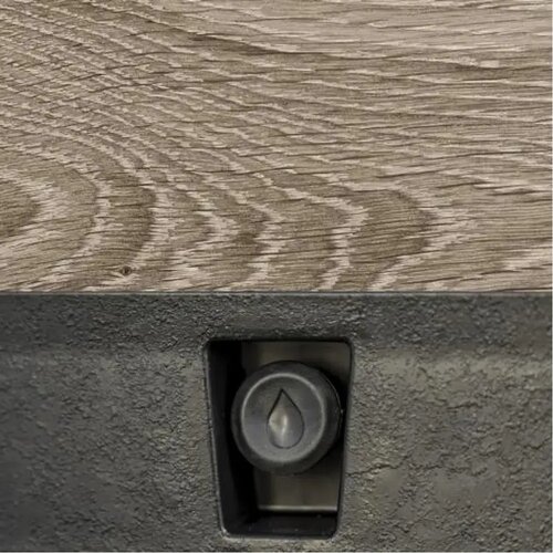 Ghiveci Keter Deco Tulip 110 l, 2 panouri, maro