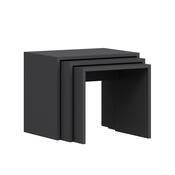 Ablagetisch Alya Anthracite, 3 Stück
