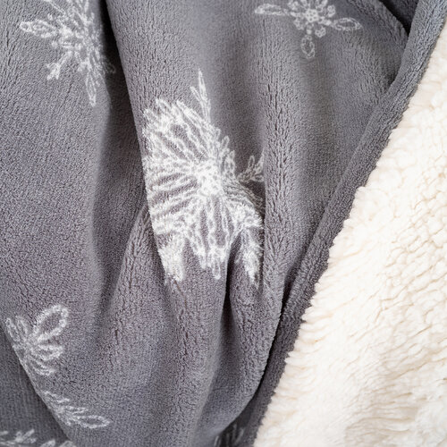 4Home Silent Snowfall gyapjú hatású pléd, 150 x 200 cm