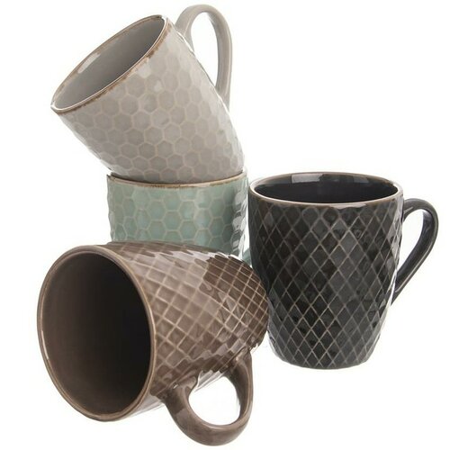 Orion 4dílná sada hrnků Shiney, 270 ml