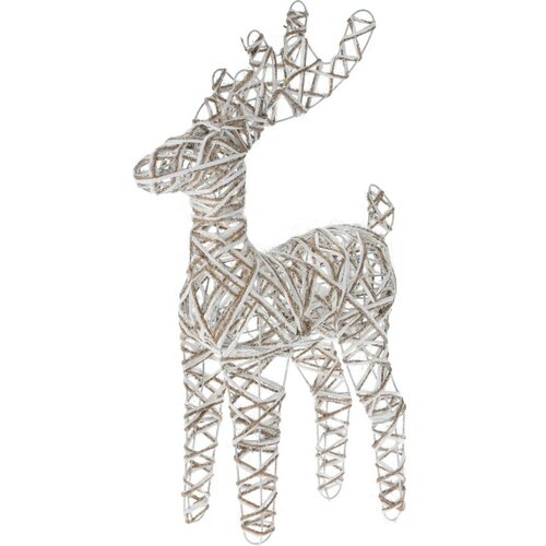 Karácsonyi Greyse LED rénszarvas szürke, 50 cm-es