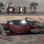 BerlingerHaus Wok fedővel Leonardo 30 cm