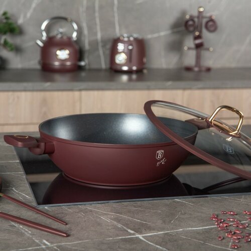 BerlingerHaus Wok mit Deckel Leonardo 30 cm
