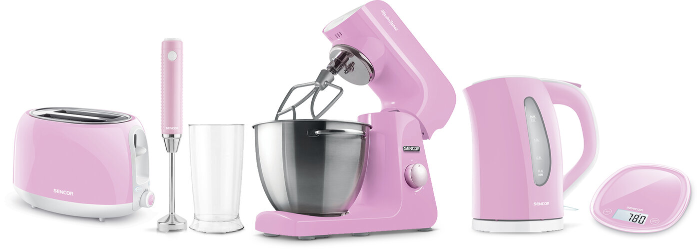 Robot de bucătărie Sencor STM 48RS, roz