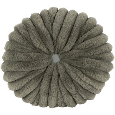 Polštářek Flower šedá, pr. 38 cm