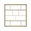 Knihovna Hodni White and Oak