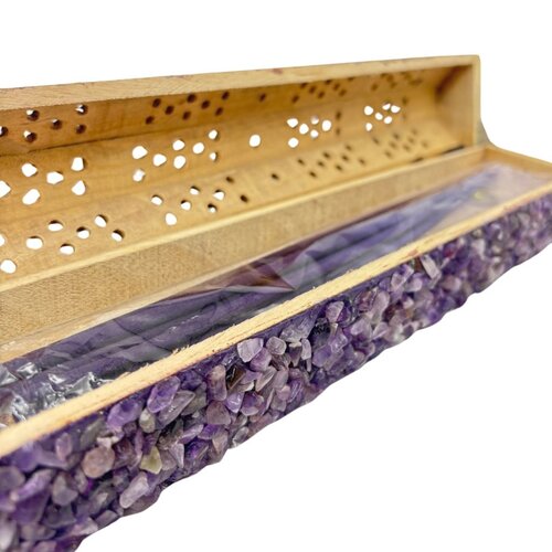 Arome Elements drevený box na vonné tyčinky, 10 tyčiniek, Vzduch