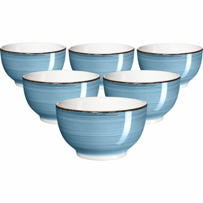 Mäser Sada 6 misek Bel Tempo 14 cm, modrá