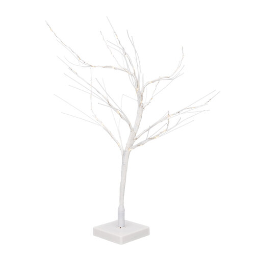 Solight LED-Winterbaum, 50x LED, 60 cm, 3x AAweiß  ,