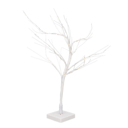 Solight LED zimní stromek, 50x LED, 60 cm, 3x AA