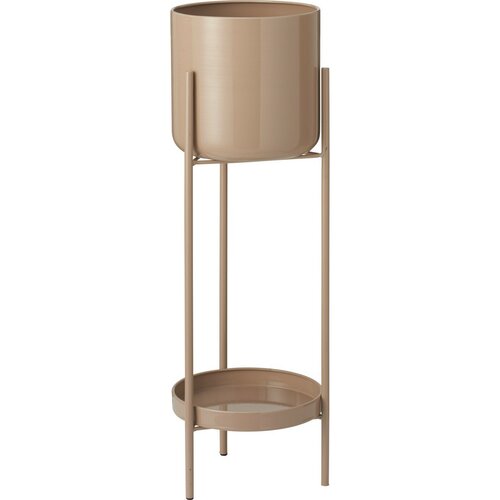 Blumenständer-Set aus Metall Malvaro beige, 3 Stück