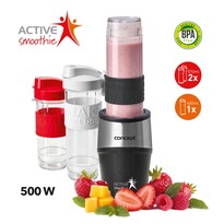 Concept SM3385 Smoothie marker Active Smoothie 500 W fekete 2 x 570 ml + 400 ml