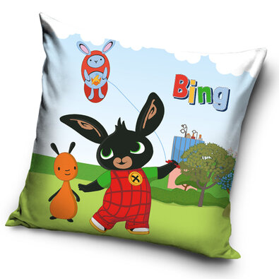 Poszewka na poduszkę Królik Bing Puszczanie latawca, 40 x 40 cm