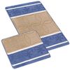 Set covorașe de baie drepte Bellatex Bany Ornament bej, 60 x 100 cm, 60 x 50 cm