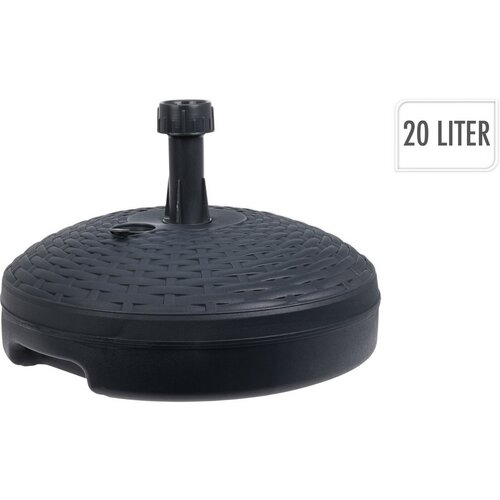 Esernyőállvány Rattan, 20 l, antracit, 45 x 15 cm