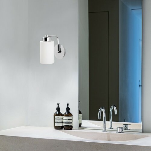 Kinkiet lampa ścienna Balcova - N-340, srebrny/biały