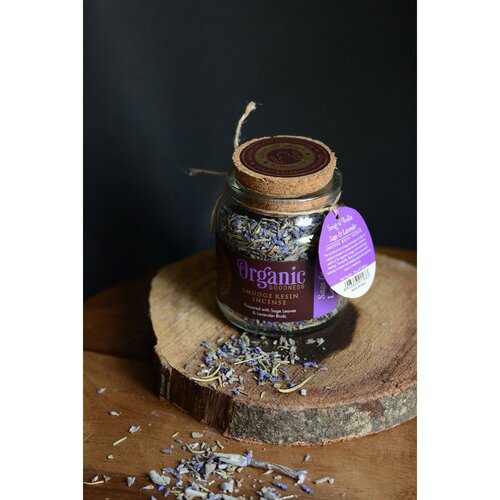Organsko kadilo v kozarcu, Sage & Lavender