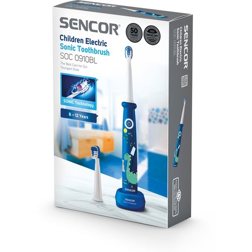 Sencor SOC 0910BL gyermek fogkefe , kék