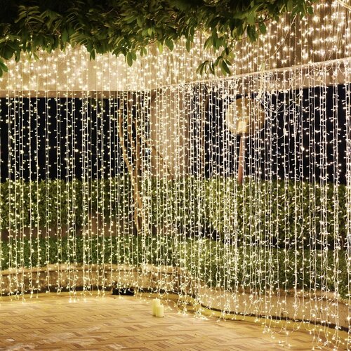 DecoKing Karácsonyi fényfüzér kiegészítő, melegfehér, 200 LED