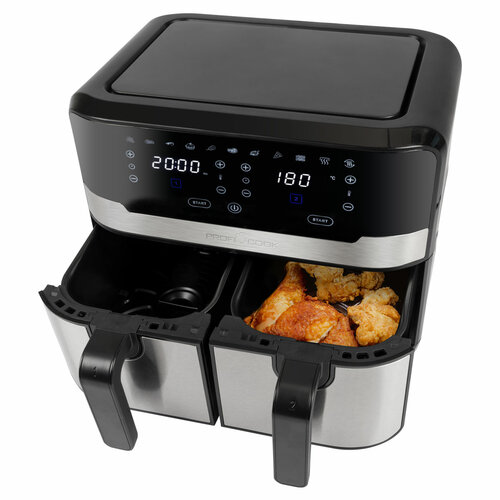 ProfiCook FR 1242 dupla forrólevegős fritőz