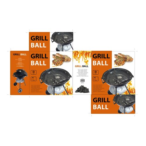 Ball kerti grillsütő