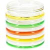 Repelentná sviečka Citronella Stripes, 780 g, 11 v 12 cm, zelená