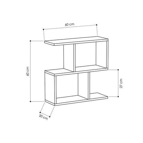 Stolik konferencyjny Homemania Wood Black
