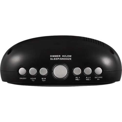 ECG RB 010 Digital radio alarm clock, black