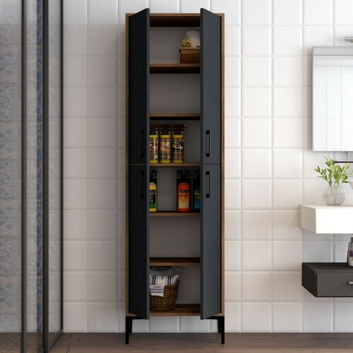 Skriňa Berlin Walnut and Anthracite