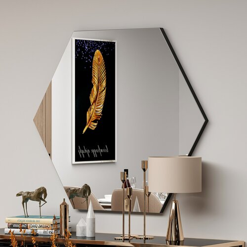 Zeo Black tükör 60 x 70 cm