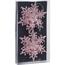 Weihnachtsschmuck-Set Schneeflocke 11 cm, 2 St.,  Rosa