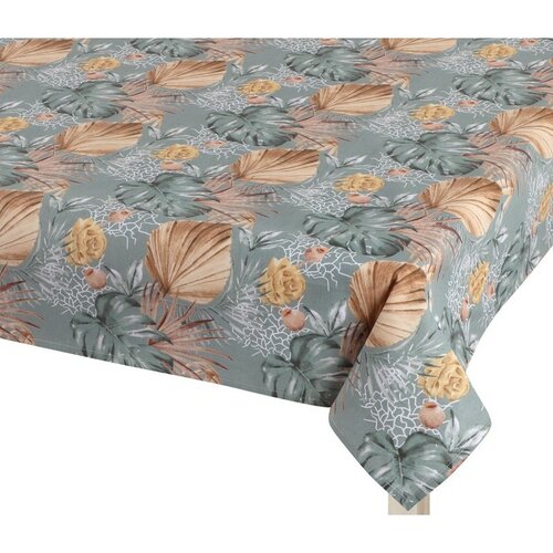 Bellatex Скатертина Adéla Monstera, рожево-жовта, 100 x 100 см