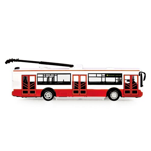 Rappa Trolejbus z zvokom in svetlobo, 28 cm