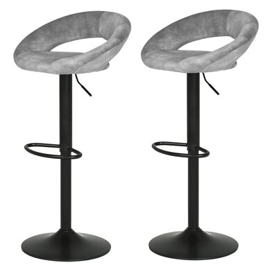 Barhocker-Set AUB-822 GREY4, 2 Stück