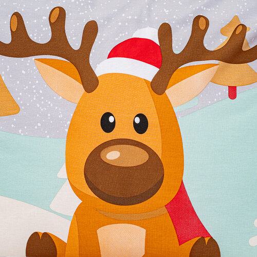 4Home Бавовняна постільна білизна Christmas  reindeer, 140 х 200 см, 70 х 90 см