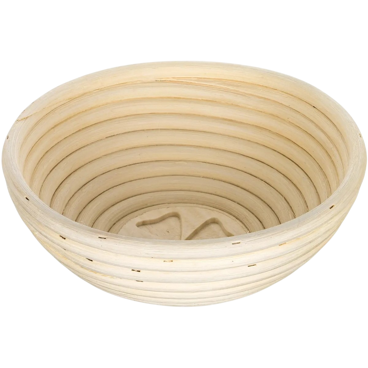 Bankett Kerek kenyértálca kenyér kelesztéséhezTermészetes d. 21 x h. 7,5 cm, négylevelű lóhere