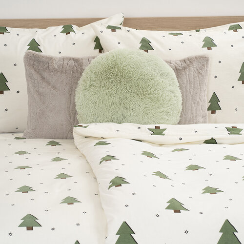 4Home Flanelowa pościel Little Trees, 140 x 220 cm, 70 x 90 cm