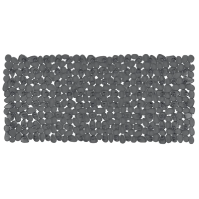 Spirella Rutschfeste Badewannenmatte RIVER STONE, dunkelgrau, 75 x 36 cm