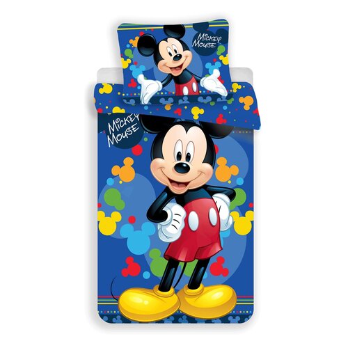 Jerry Fabrics gyermek ágynemű Mickey Blue 03 micro, 140 x 200 cm, 70 x 90 cm