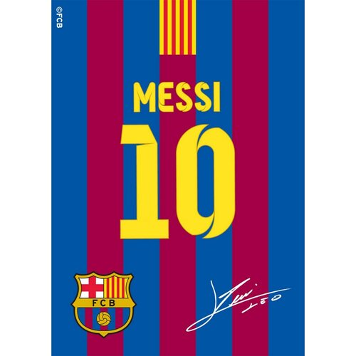 Kusový koberec FCB Messi, 95 x 133 cm
