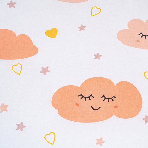 Lenjerie de pat din bumbac 4Home Pink Clouds, 140 x 200 cm, 70 x 90 cm