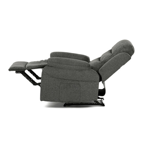 Polohovací křeslo PLUSH, šedá