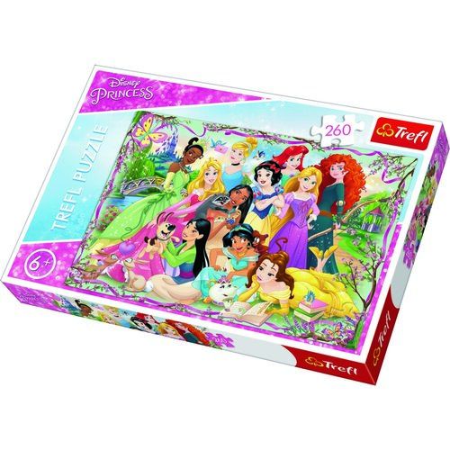 Trefl Puzzle Disney Setkání princezen, 260 dílků