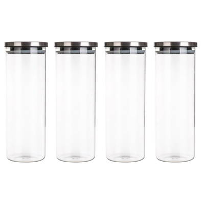 Banquet 4-delni set steklenih posod FREIA, 1,8 l