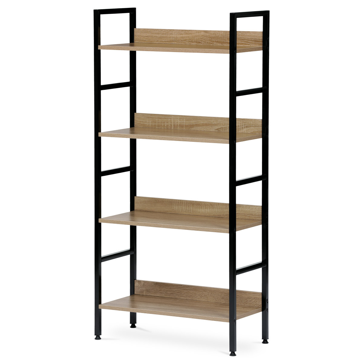 Polcos állvány GD-314 OAK Denny, 4 polc, 60 x 27,5 x 125,5 cm, 4 emelet